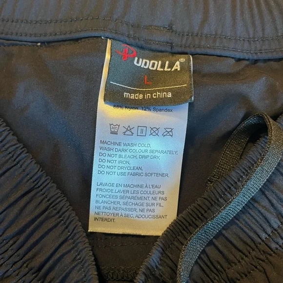 Pudolla NWT Men’s Black Track Pants - Picture 5 of 7